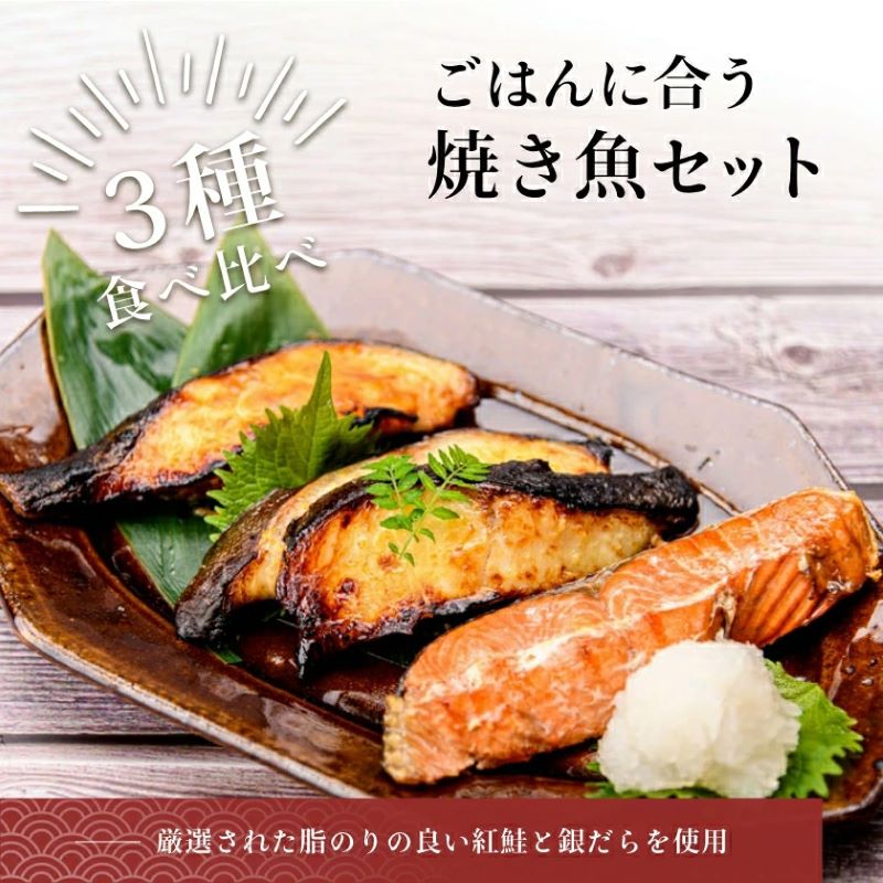 ごはんに合う焼き魚セット 9切（3種×3切）_HD023-015