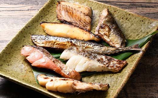 漬魚食べ比べセット(1) 各2切×1袋入 紅鮭 真鱈 銀ダラ 真さば 秋刀魚 さんま 海鮮 魚 漬魚 個包装 真空パック 小分け簡単 冷凍 おかず F4F-4758