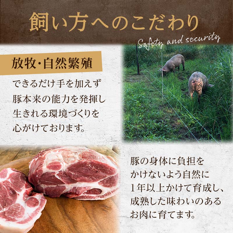 【放牧豚】肩ロースかたまり 1.5kg以上 肉 豚肉 ロース ブロック肉 北海道 ローストポーク F4F-2235