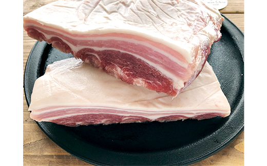 【放牧豚】バラかたまり 1.5kg以上 肉 豚肉 バラ肉 ブロック肉 北海道 F4F-2230