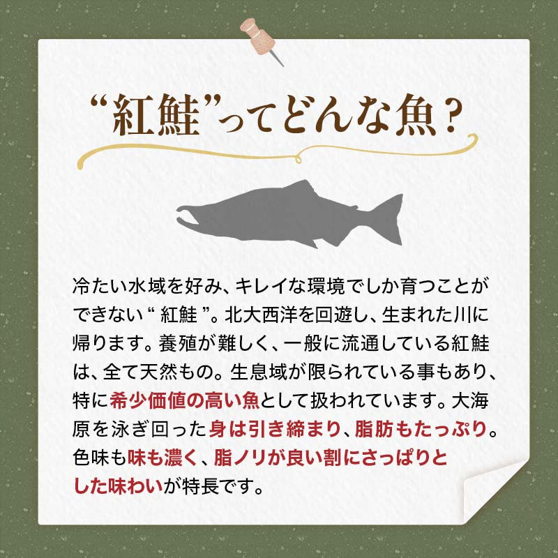 【旨味】天然紅鮭切り身 1尾（3切入×6袋） ふるさと納税 鮭 F4F-1837