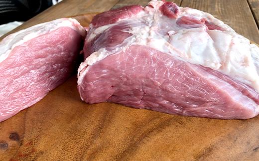 【放牧豚】モモかたまり 2kg以上 お肉 豚肉 豚 もも肉 モモブロック しゃぶしゃぶ 冷凍 北海道 F4F-2239