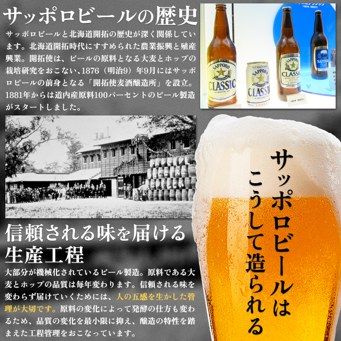 『飲み比べ定期便：全9回』GOLDSTAR・北海道生搾り・麦とホップ各350ml×24本【300133】