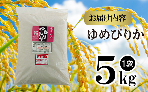 北海道米「恵庭産たつやのゆめぴりか」5kg【56000901】