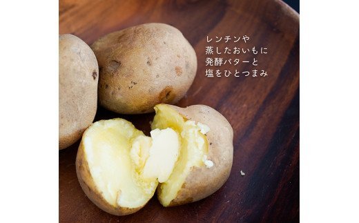 北海道産 ジャガイモ 5kg よつ葉 発酵バター 125g セット