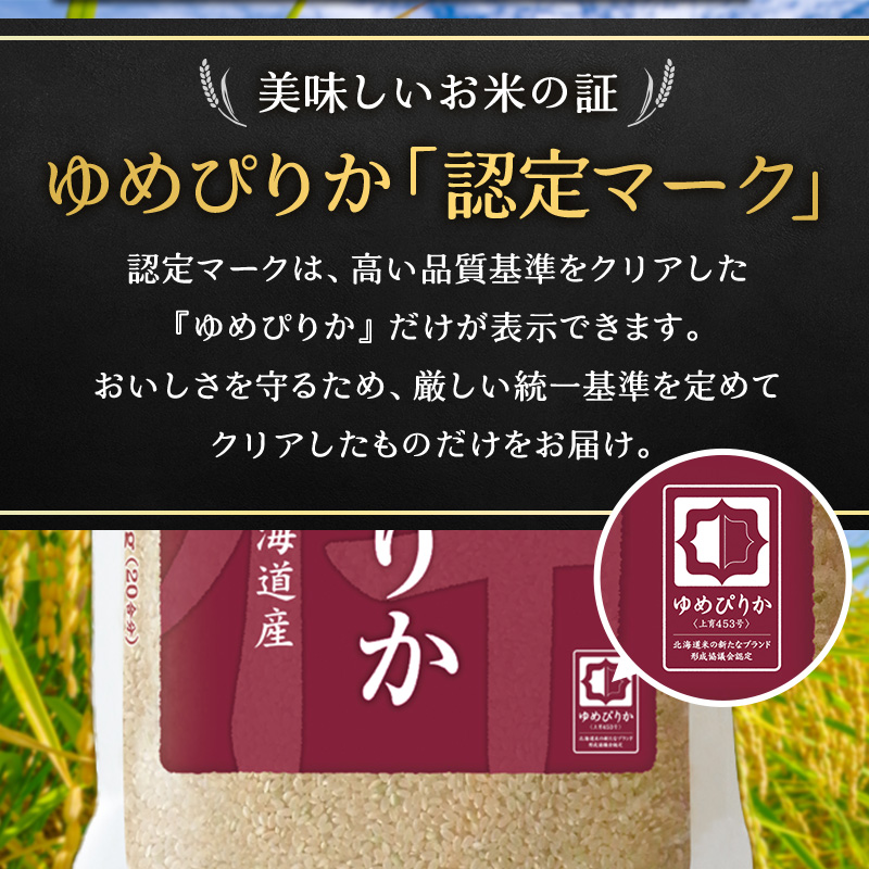 【1年定期配送】ホクレンゆめぴりか（玄米6kg）ANA機内食採用