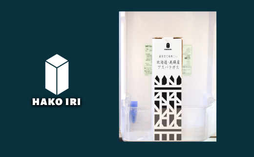 令和７年産！ 幻のアスパラ ラスノーブルHAKOIRI「畑発・冷蔵庫のドアポケット行」×1箱　墫乃字[010-196]