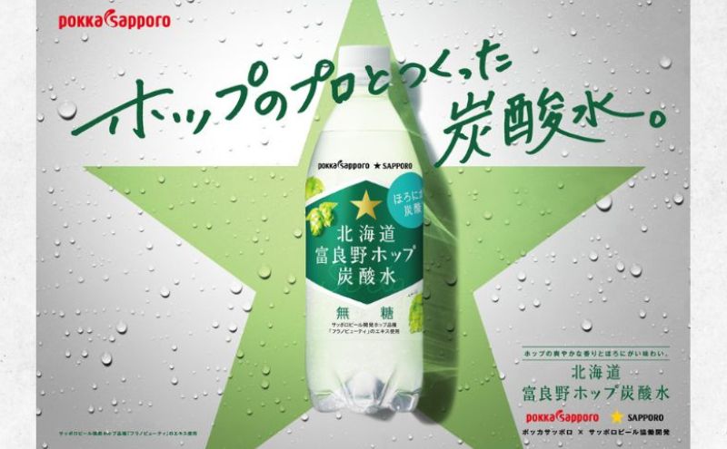 炭酸水 500ml × 24本 北海道富良野ホップ炭酸水 グリーンシャワー ポッカサッポロ 無糖 北海道富良野ホップ ペットボトル 炭酸飲料 炭酸 ソーダ ソーダ水 飲み物 飲料 ドリンク (有)リカーショップかまだ 北海道 上富良野町