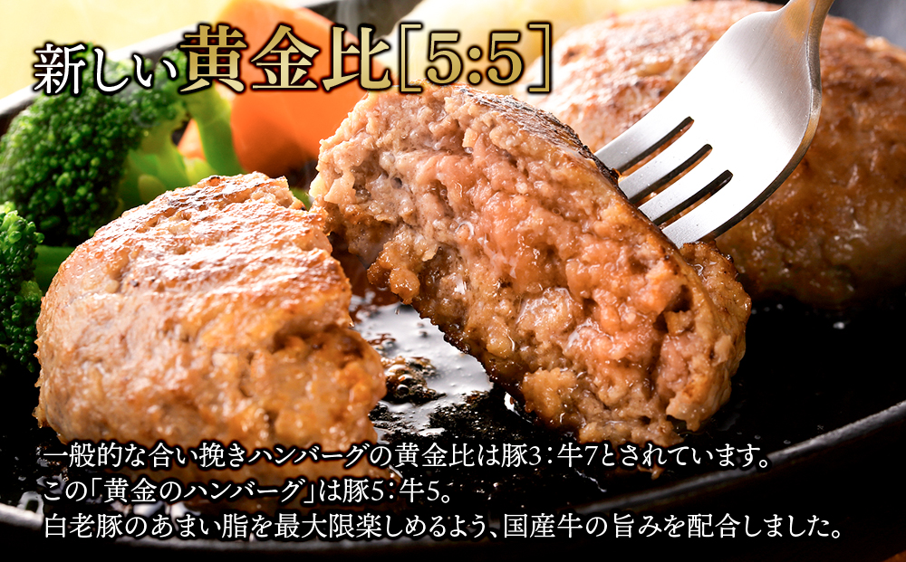 【定期便12ヶ月】国産100％白老合挽ハンバーグ150g×24 国産ハンバーグ 牛肉 豚肉 あいびき 洋食 肉料理 惣菜 冷凍 白老 ふるさと納税 北海道 BV030