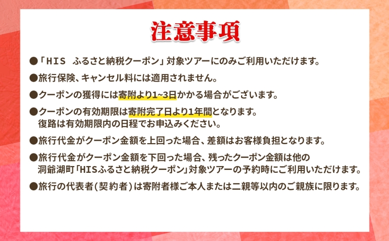 HISふるさと納税 クーポン(北海道 洞爺湖町)【9,000円分】 旅行 ツアー 宿泊 ホテル 観光 飛行機 