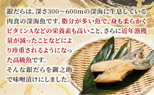 銀だら味噌漬け 3切 × 3個セット  | 銀だら 西京漬け ではなく独自に調合した 味噌 漬けが おすすめ 人気 銀だら 銀鱈 銀ダラ ギンダラ ぎんだら 魚貝類 漬魚 味噌 粕等 味噌漬け みりん 厚切り 西京焼き 昆布のまち 北海道 釧路町 釧之助本店 年内配送 年内発送 北海道 釧路町 釧路超 特産品