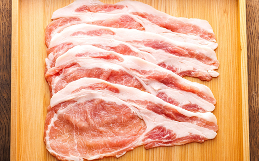 【定期便 6ケ月連続】 豚肉 ロース 切り落とし 100g×10パック 合計1kg  国産（北海道産）  豚ロース 小分けが嬉しい！
