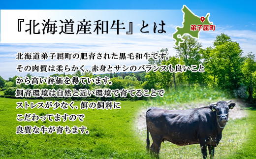 2970. 無地熨斗 霜降り 黒毛和牛 A4 A5 等級 すき焼き しゃぶしゃぶ 400g前後 2人前 赤身 牛 赤肉 和牛 山わさび 醤油 ワサビ 付 モモ カタ 肉 のし 名入れ不可 送料無料 北海道 弟子屈町