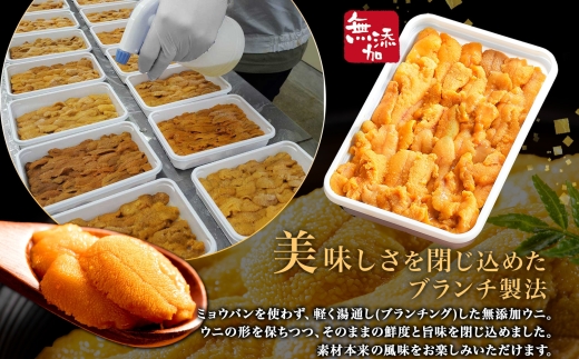 3209. うに 海鮮 ウニ チリ産 冷凍 200g 4人前 雲丹 丼 刺身 海鮮 送料無料 北海道 弟子屈町