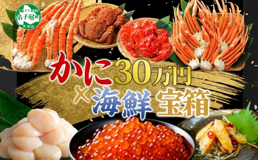 3145.カニ海鮮 宝箱 ズワイガニ タラバ 毛蟹 花咲蟹 帆立 いくら 送料無料 北海道 弟子屈町