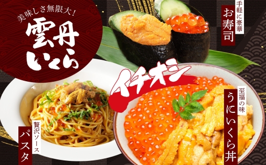 2495. ウニ チリ産 冷凍 いくら 二色丼 うに イクラ 海鮮 期間限定 数量限定 送料無料 北海道 弟子屈町