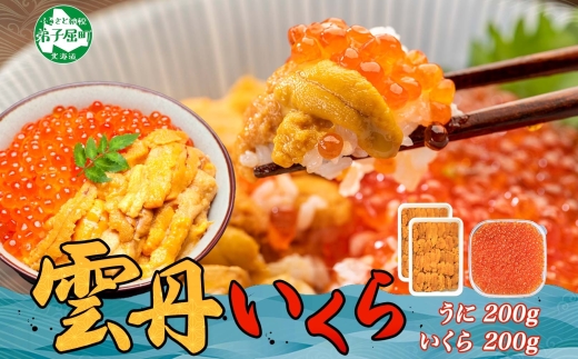 2495. ウニ チリ産 冷凍 いくら 二色丼 うに イクラ 海鮮 期間限定 数量限定 送料無料 北海道 弟子屈町