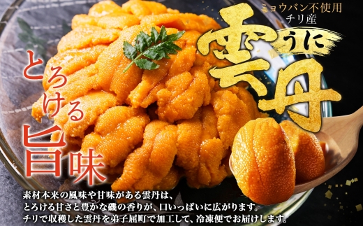 3209. うに 海鮮 ウニ チリ産 冷凍 200g 4人前 雲丹 丼 刺身 海鮮 送料無料 北海道 弟子屈町