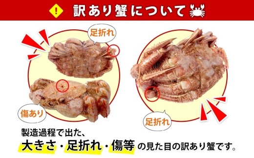 1778. カニ 訳あり 毛蟹 姿 1kg 前後 食べ方ガイド・専用ハサミ付 蟹