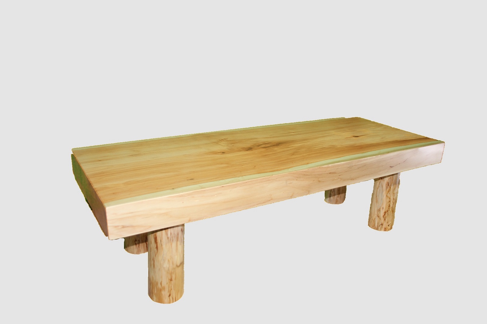 【57】座卓（テーブル）バッコヤナギ・一枚天板【厚さ約8.0cm】