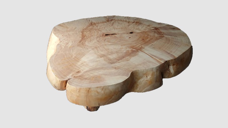 【51】座卓（テーブル）カバ（コブ）・一枚天板【厚さ約10.5cm】