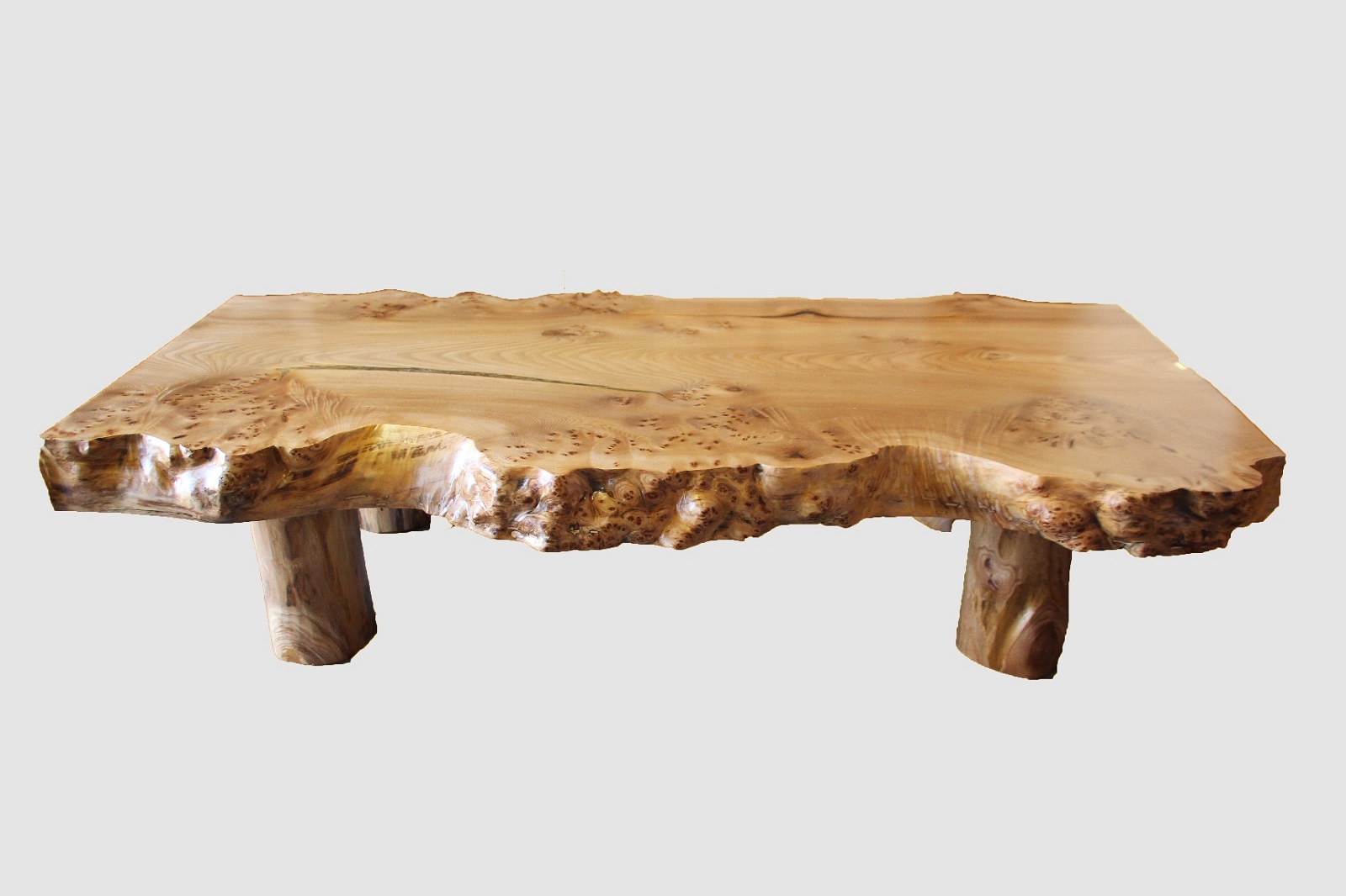 49】座卓（テーブル）ニレ・一枚天板【厚さ約7.5cm】 - ふるさとパレット ～東急グループのふるさと納税～