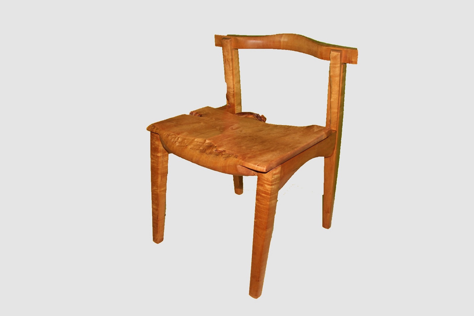 【59】椅子（イタヤ）【座面高約39.0cm】