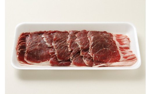 えぞ鹿ロース肉スライス　すき焼き・しゃぶしゃぶ用【500g】