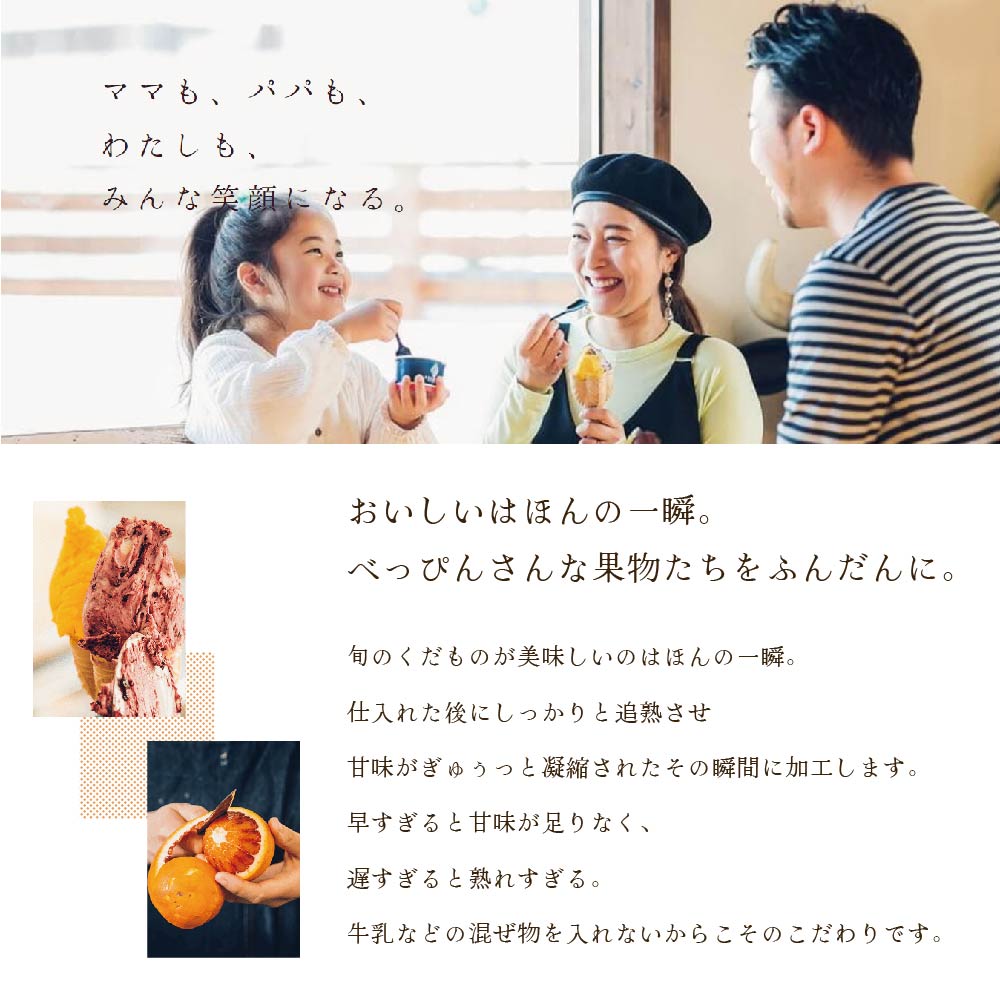 贅沢素材・8種のジェラート（GELATERIA　GELABO）