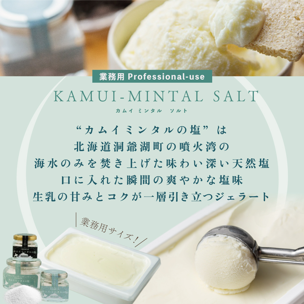 【THE ICE】KAMUI-MINTAL SALT（カムイ・ミンタルソルト）ジェラート 2リットル CJ0000214