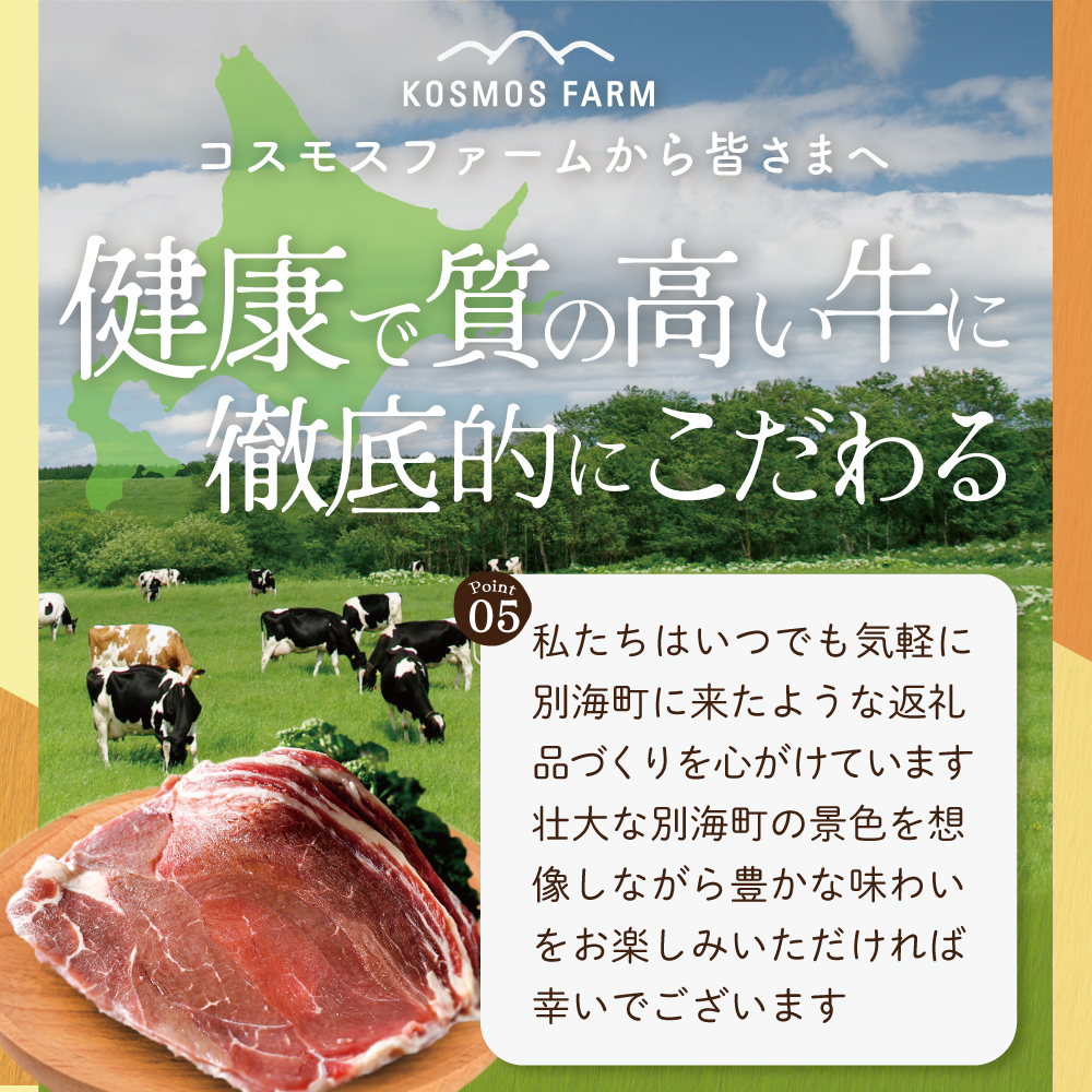 北海道 別海町 産 牛肉 切り落とし 600g（200g×3パック）【CO0000004_009】