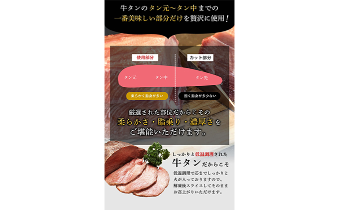 牛タンの低温焼き 500g