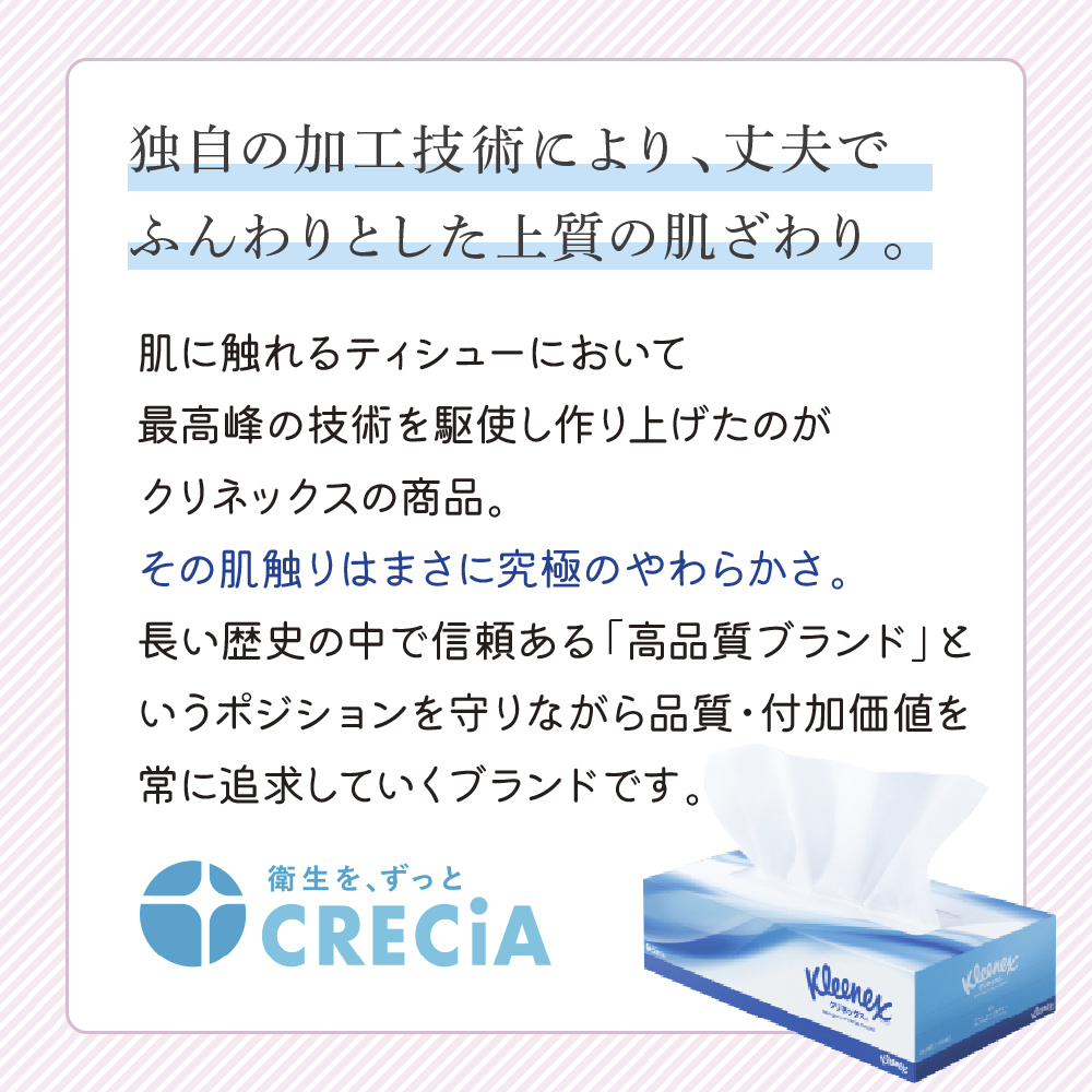 【2ヶ月連続定期便】ティッシュペーパー クリネックスティシュー 60箱 360枚（180組）5箱×12パック入り