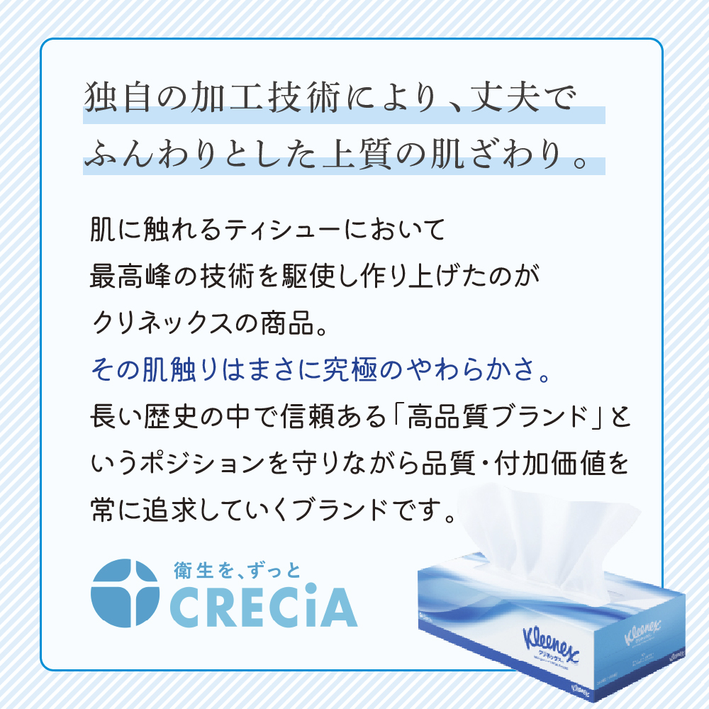 ティッシュ クリネックス ティシュー 1ケース （5箱入×6パック） ティッシュペーパー セット 柔らかい 節約 日用品 日用雑貨 消耗品 備蓄 備蓄品 備蓄用 防災 災害 ボックスティッシュ テッシュ ペーパー ローリングストック 宮城 岩沼市