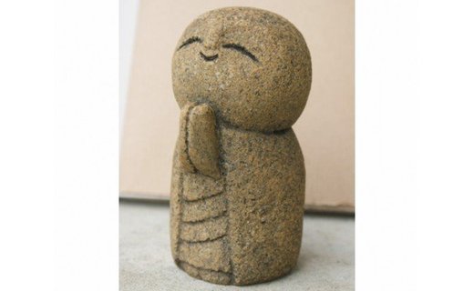 石彫刻「石んこ地蔵」　【04324-0085】