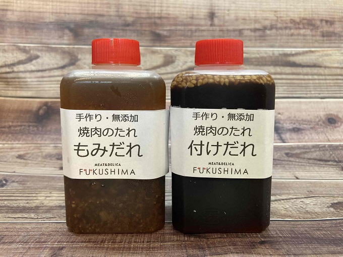 秋田産黒毛和牛「秋田錦牛」特上カルビ 約2kg（1,000g×2パック）＋自家製焼肉のたれ4本セット【男鹿市 福島肉店】