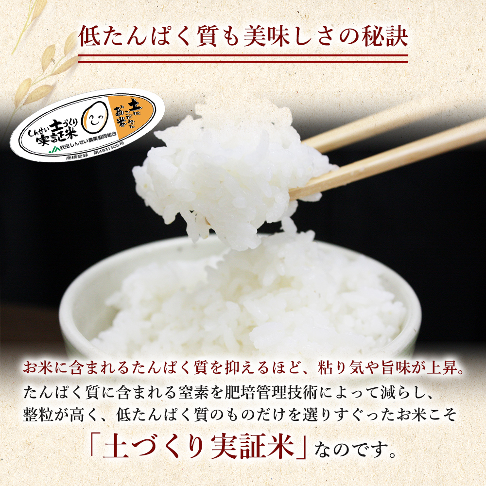 〈定期便2ヶ月毎3回〉米 秋田 ひとめぼれ 2kg(約13合) ×3回 計6kg(約39合)精米 白米 土づくり実証米 令和6年産  