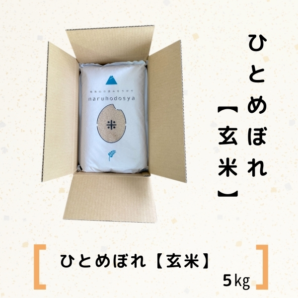 令和5年産 自然栽培【玄米】ひとめぼれ5kg×1