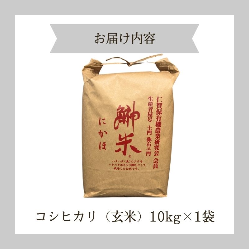 令和6年産 新米 11月から発送 特別栽培米 鰰米 コシヒカリ にかほ 玄米 10kg