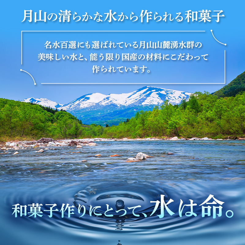 FYN9-827 【西川町銘菓】日本一大きな栗の木「栗もなか」 6個入 全国菓子博覧会 技術優秀賞受賞 和菓子 最中 山形県 西川町