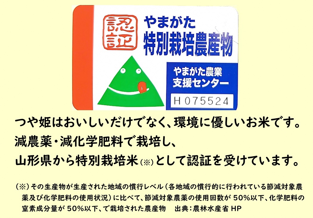 【3回定期便】山形県小国町産　つや姫・5kg