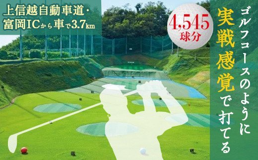 ゴルフ練習場利用券 4545球分 - ふるさとパレット ～東急グループの