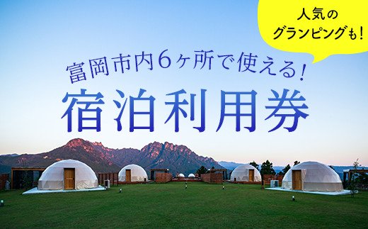 富岡市内ホテル 旅館 民宿利用券 寄附金額の3割相当分 ふるさとパレット 東急グループのふるさと納税