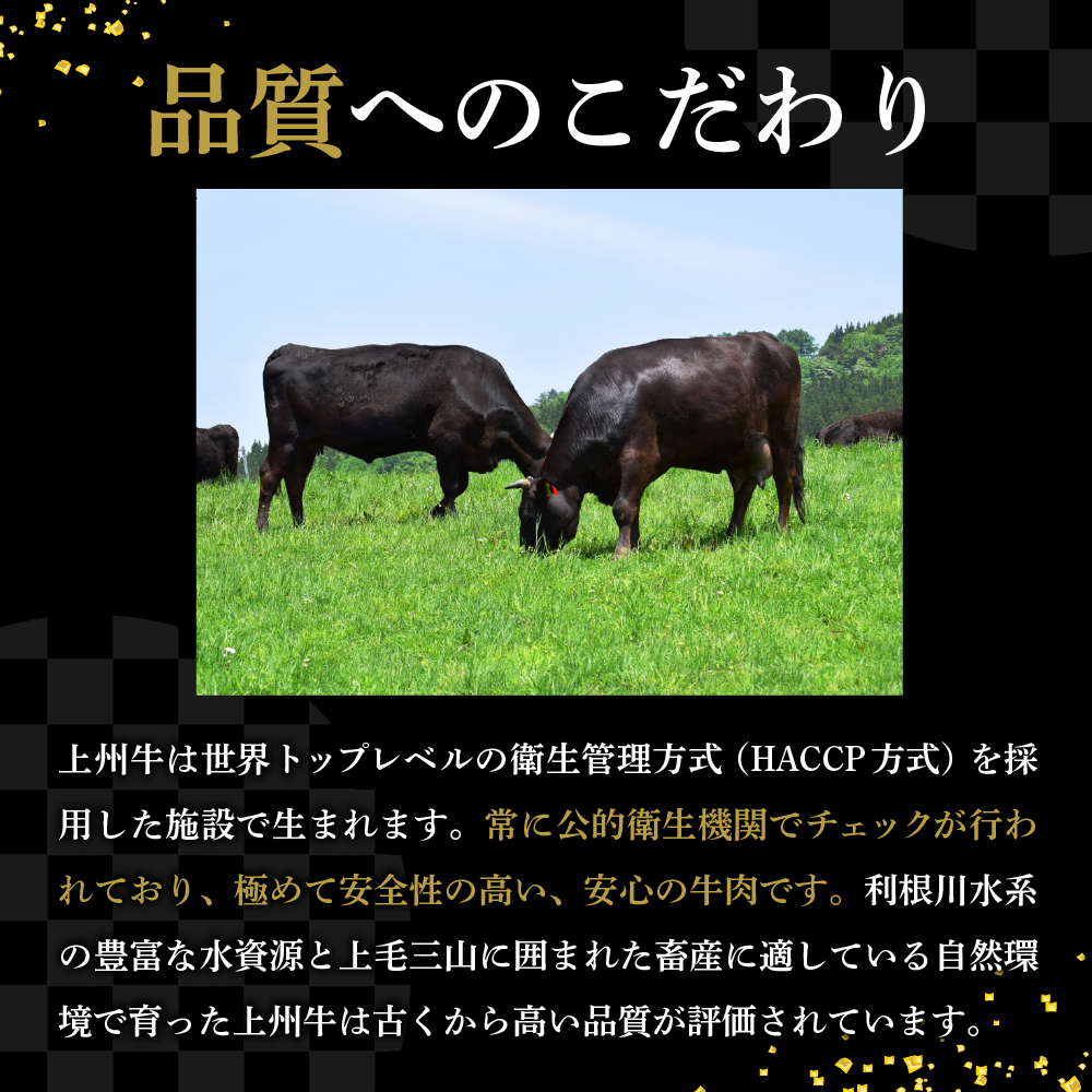 牛肉 カルビ 【上州牛】 1.2kg（600g×2パック）  群馬 県 千代田町