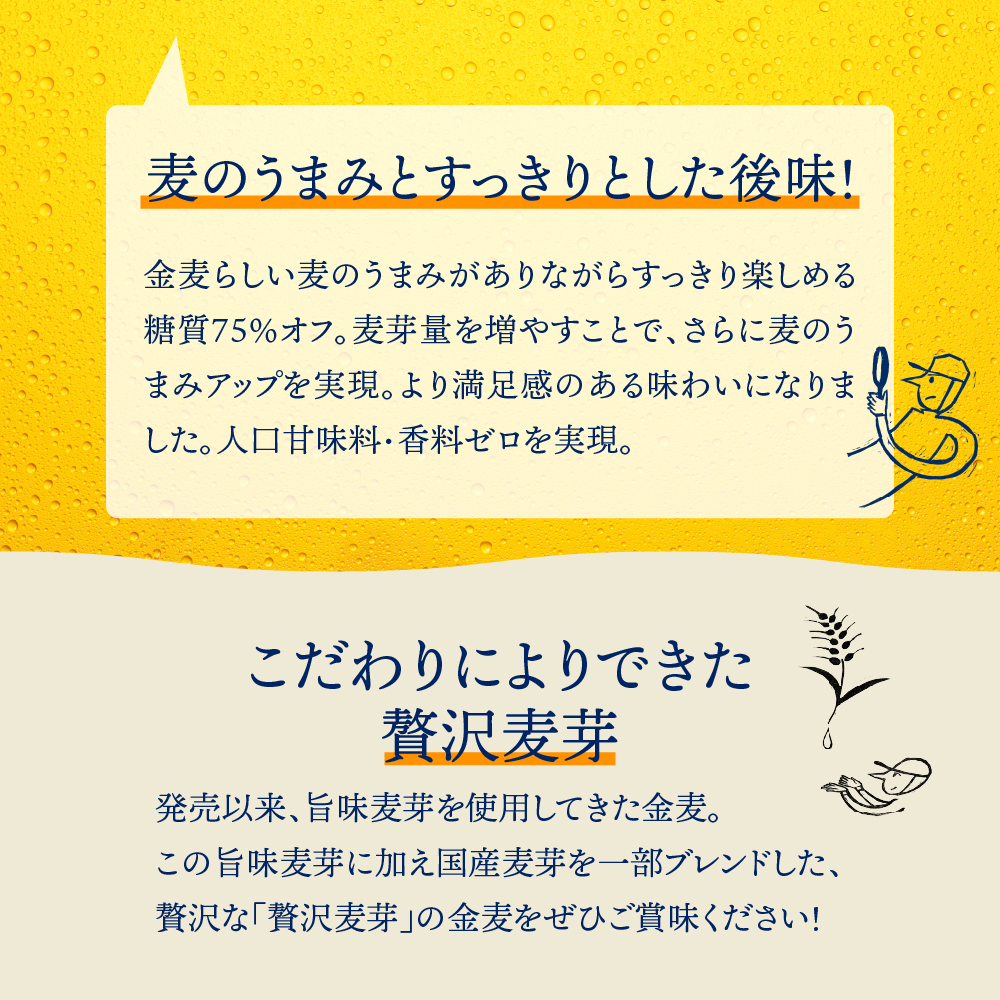 【6ヵ月定期便】サントリー 金麦 糖質75％オフ 500ml×24本 6ヶ月コース(計6箱)〈天然水のビール工場〉群馬※沖縄・離島地域へのお届け不可