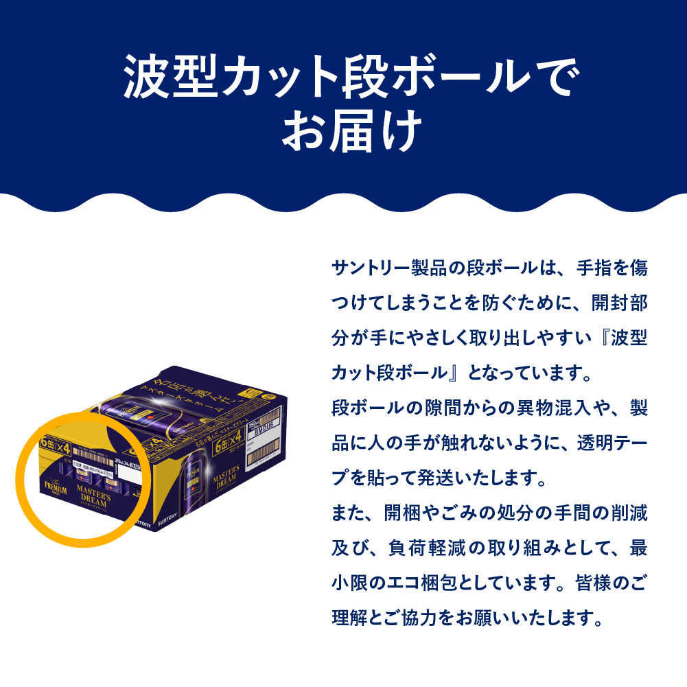 【2ヵ月定期便】サントリー　マスターズドリーム　350ml×24本 2ヶ月コース(計2箱) 《お申込み月の翌月中旬から下旬にかけて順次出荷開始》 群馬県 千代田町