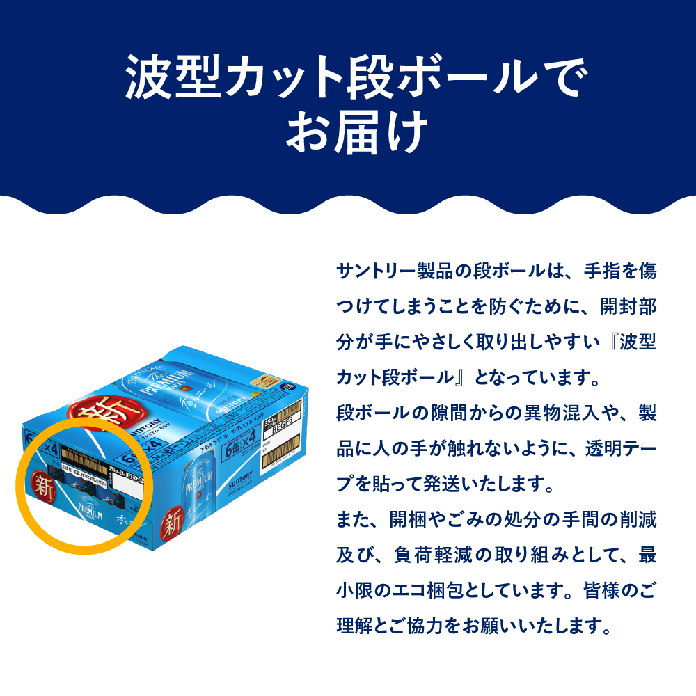 【3ヵ月定期便】ビール ザ・プレミアムモルツ 【香るエール】プレモル 350ml × 24本 3ヶ月コース(計3箱) 群馬県 千代田町