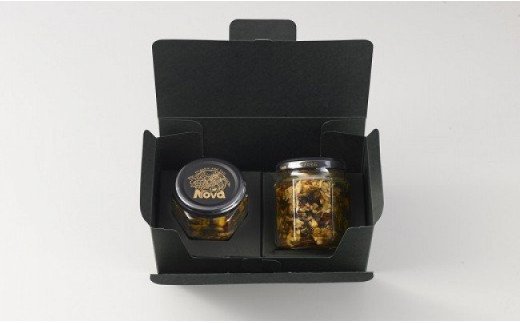 ノヴァの有機オリーブの宝石100ｇ（瓶詰）２個セット