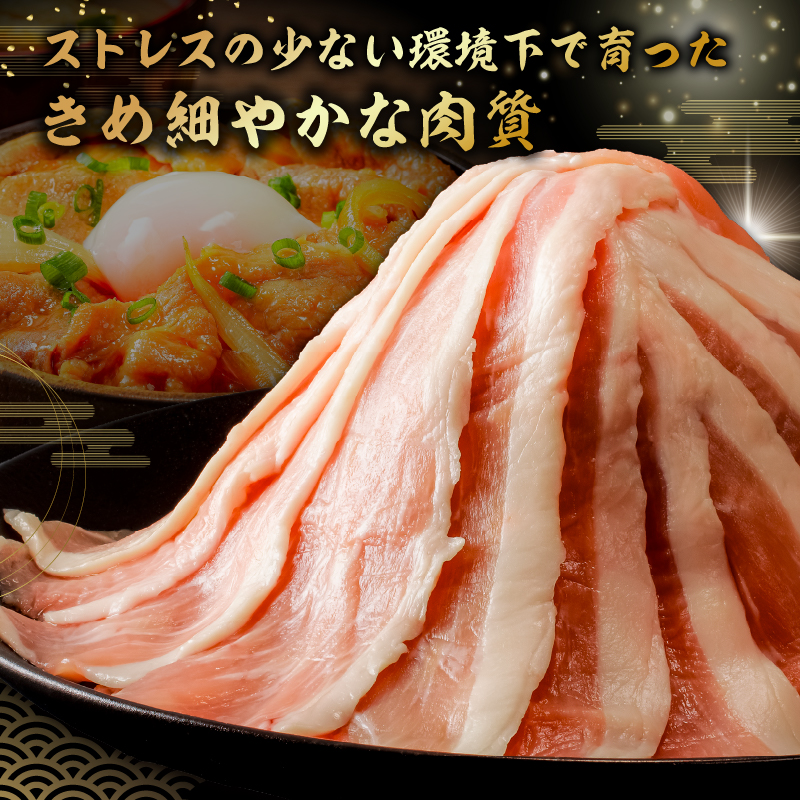 房総ブランド豚　里見和豚　小分け　モモ肉スライス600g（150g×4パック）個別包装　トレイ不使用 