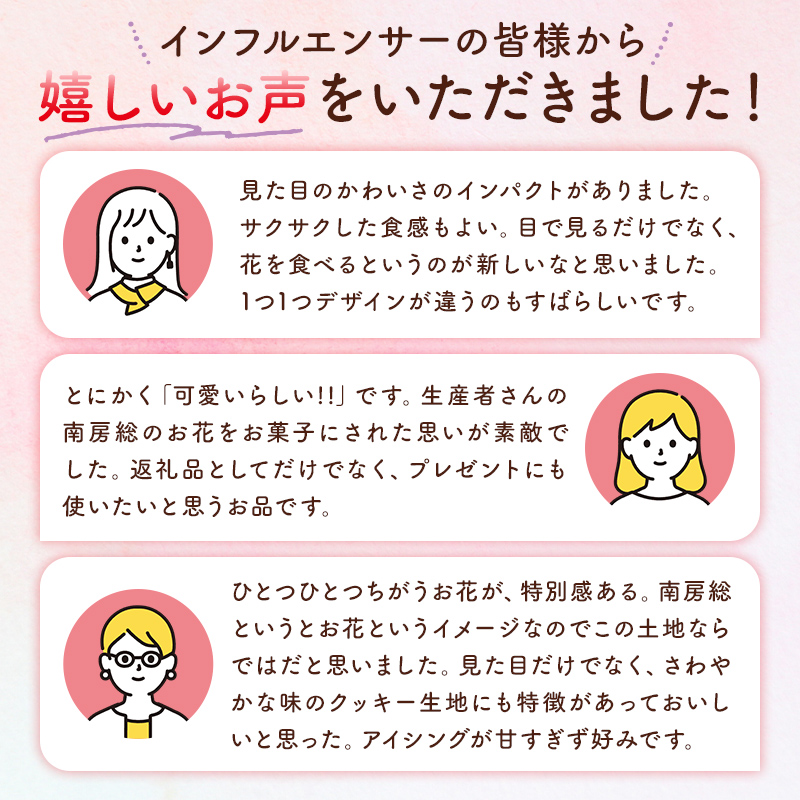 ★★ESSEふるさとグランプリ2024 総合グランプリ受賞★★ 南房総まるごとクッキー15枚入（カレンデュラ＆レモン、菜の花＆落花生） お菓子 スイーツ お花 アイシングクッキー 食用花 ギフト